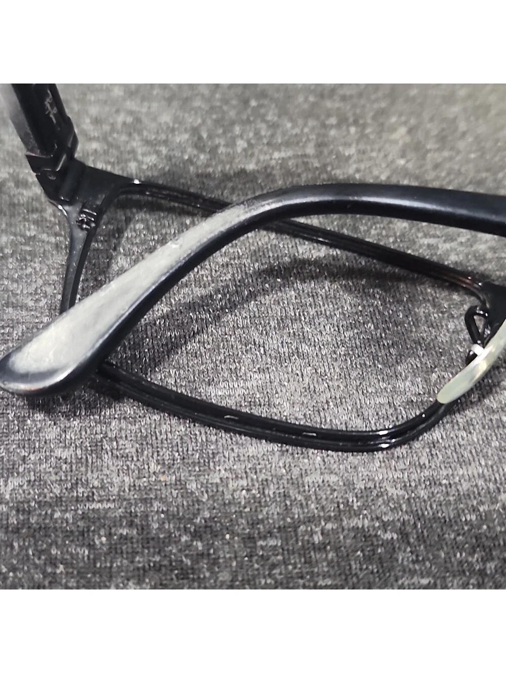 Ray Ban RB6238 2509 Black Metal Rectangle Eyeglasses 55-17 145 WHA